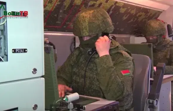 Навучанне праходзіла на расійскім палігоне / "Воен-ТВ"

