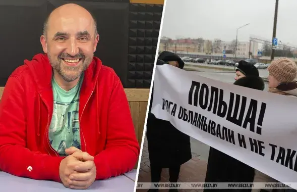 Аляксандр Кныровіч і пратэсты "беларускіх палякаў" у Гродне
