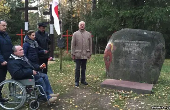 Акцыя каля прыступак КДБ. Фотарэпартаж