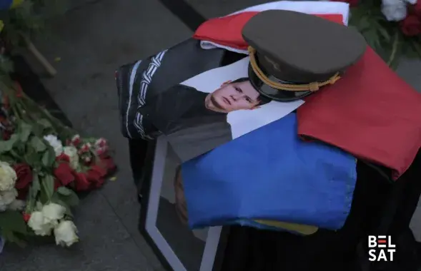 На пахаванні Эдуарда Лобава / "Белсат"
