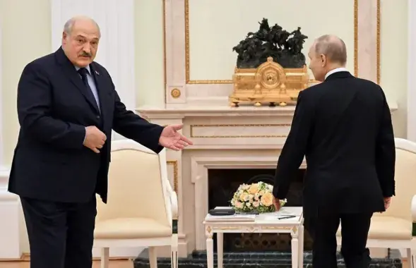 Аляксандр Лукашэнка і Уладзімір Пуцін /&nbsp;kommersant.ru
