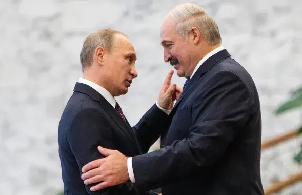 Уладзімір Пуцін і Аляксандр Лукашэнка / Reuters
