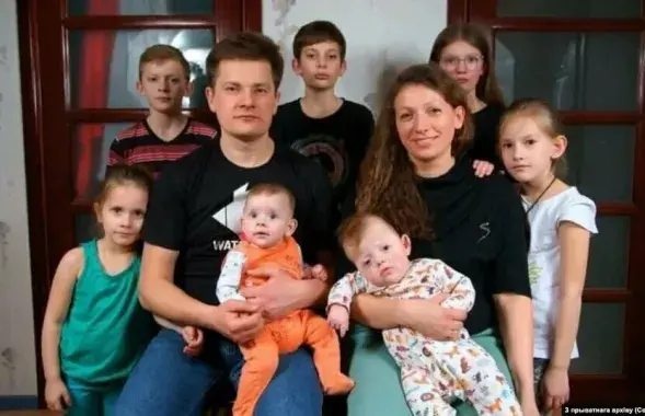 У сям'і&nbsp;Якавішыных расце сямёра дзяцей / З&nbsp;асабістага архіва Алены
