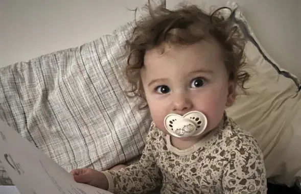 The 14-month-old son of Dzmitry Plaks and Liza Aleksandrova-Zorina / archive
