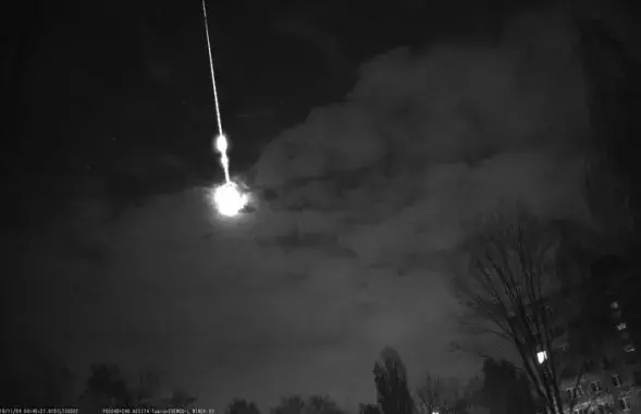 Метеор над Минском / Astronominsk