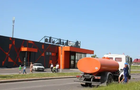 Аварыя на вадаправодзе ў Навагрудку / novgazeta.by
