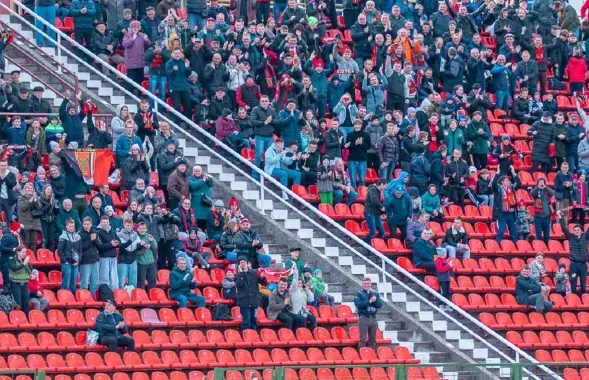 На стадыёне ў Мазыры / vk.com/fcslaviaby
