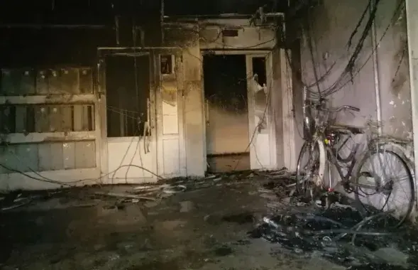 После пожара в общежитии в Старых Дорогах / mchs.gov.by
