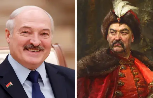 Аляксандр Лукашэнка і Багдан Хмяльніцкі