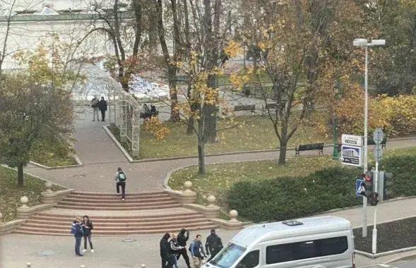 Задержания журналистов в Минске на площади Свободы&nbsp;/&nbsp;ТГ-канал Антона Мотолько