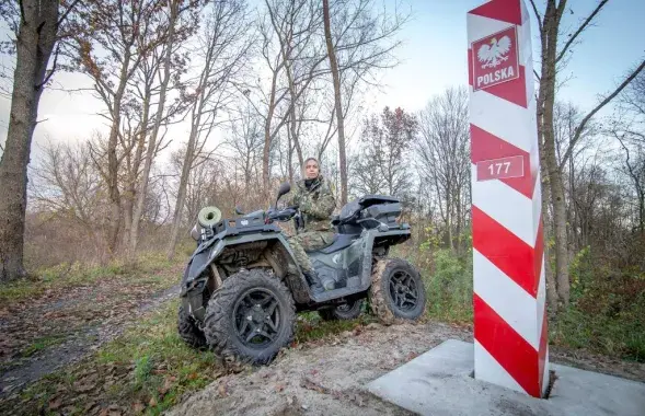 Польская памежніца / twitter.com/Straz_Graniczna
