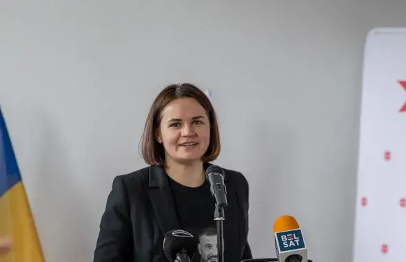 Святлана Ціханоўская на фестывалі "Яднайся" / t.me/tsikhanouskaya
