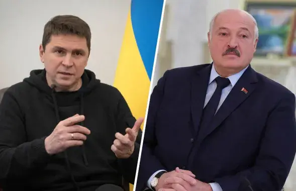 Міхаіл Падаляк і Аляксандр Лукашэнка
