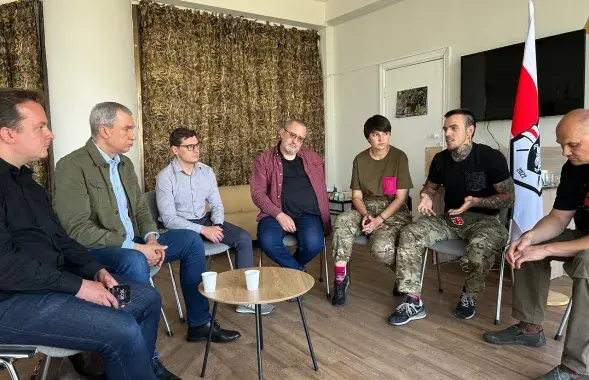 Падчас сустрэчы прадстаўнікоў Офіса і кіраўніцтва ПКК / Во время встречи представителей Офиса и руководства ПКК / t.me/tsikhanouskaya