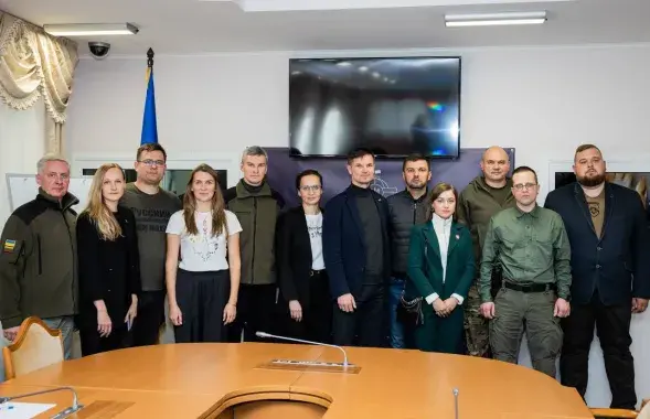 Прадстаўнікі палка Каліноўскага сустрэліся з літоўскімі дэпутатамі / t.me/belwarriors
