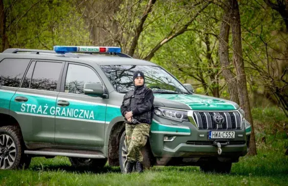 На беларуска-польскай мяжы / twitter.com/Straz_Graniczna
