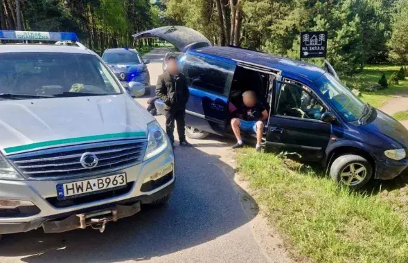 Затрыманні на польскай мяжы / twitter.com/Straz_Graniczna
