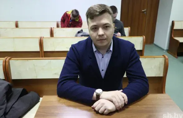 Раман Пратасевіч на судзе / sb.by
