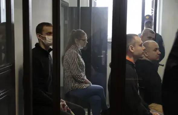 Удзельнікі працэсу па справе "Атрадаў грамадзянскай самаабароны Беларусі" / sb.by
