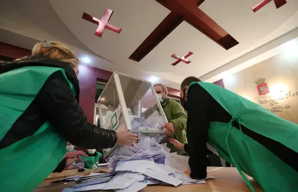 Выбары ў Грузіі 2 кастрычніка 2021 года / Reuters