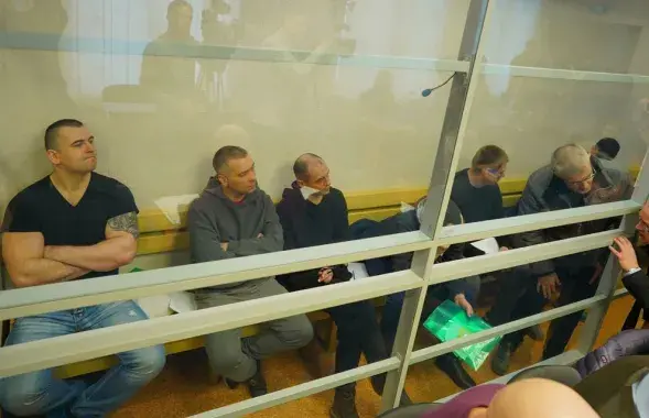Во время суда над участниками "Рабочага руху" / gp.by
