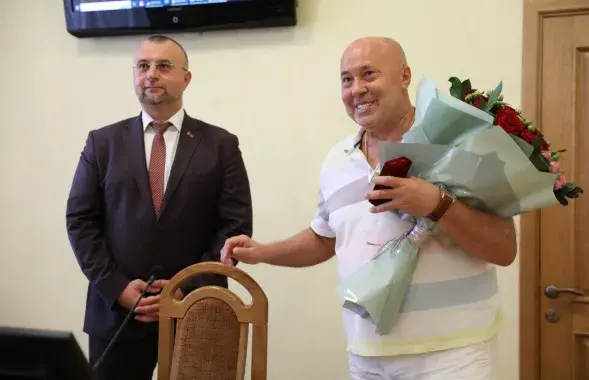 Солодухе дали медаль за песню "За агронома" / t.me/mshpbelarus​