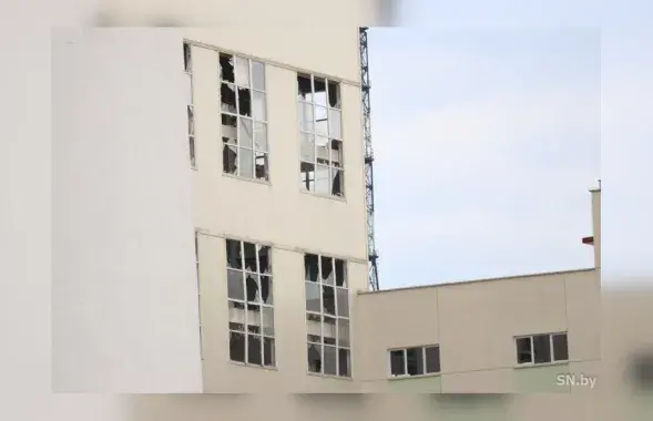 Последствия взрыва на комбинате в Светлогорске / sn.by
