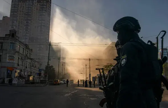 Наступствы абстрэлаў у Кіеве /&nbsp;Getty Images
