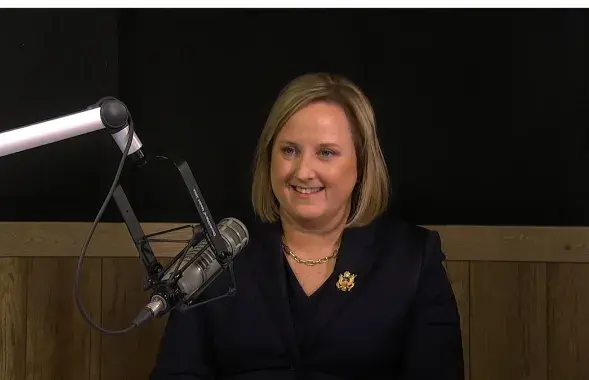 US Ambassador Julie Fisher in Euroradio's studio