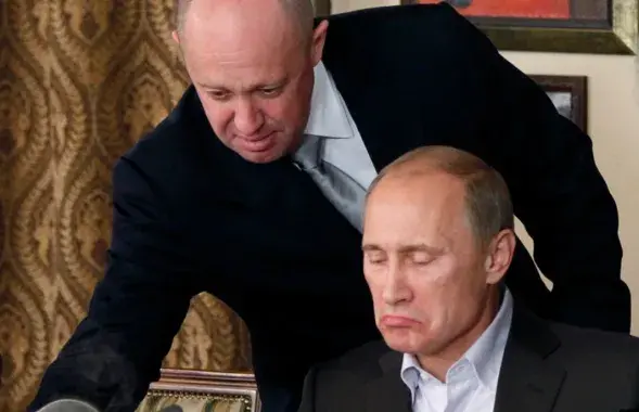 Евгений Пригожин и Владимир Путин / AP
