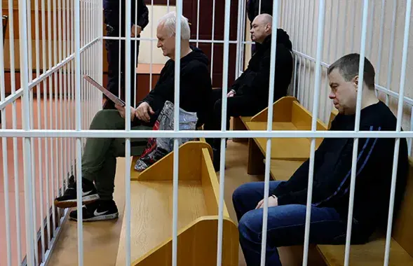 Руководители&nbsp;"Весны" на суде / БЕЛТА
