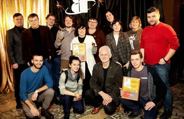 Весновцы на вручении премии "Чемпионы гражданского общества" в 2020-м / spring96.org
