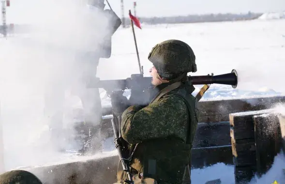 Сумесныя заняткі па баявой падрыхтоўцы на палігоне "Брэсцкі" /&nbsp;@modmilby

