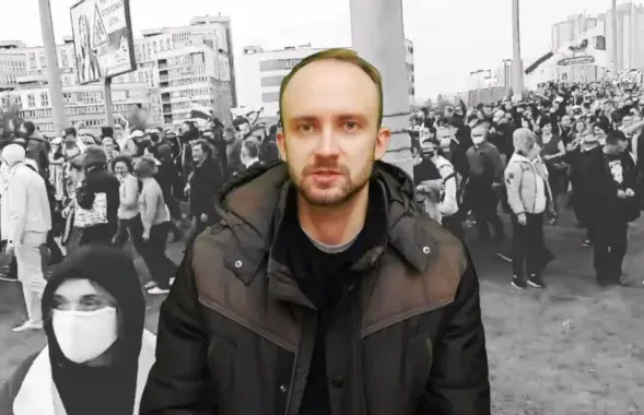 Задержан / Скриншот с видео милиции​