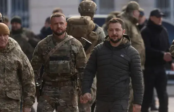 Владимир Зеленский в освобожденном Херсоне / Reuters
