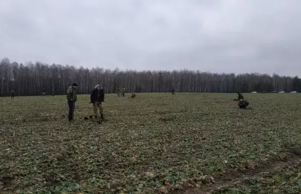 Поисковики "Памяці Айчыны" во время работы