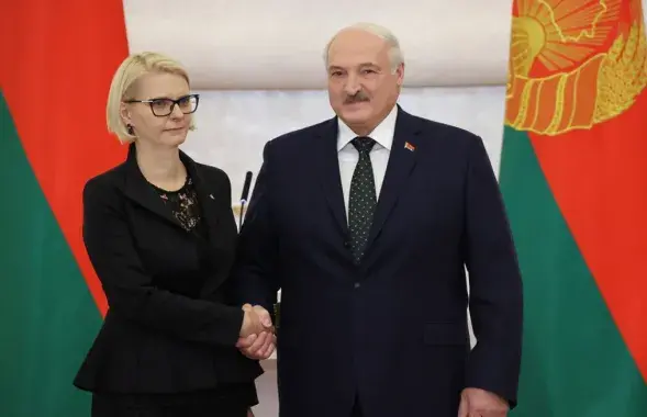 Зіта Ілона Бенчык і Аляксандр Лукашэнка