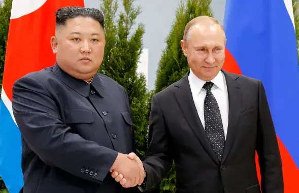 Кім Чэн Ын і Уладзімір Пуцін