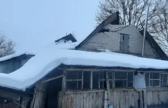 Крыша рухнула под тяжестью снега&nbsp;