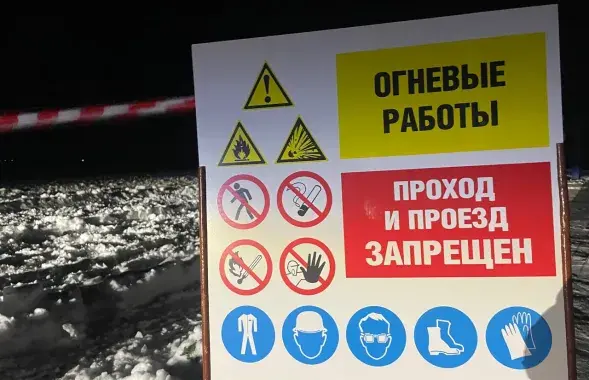 На месцы, дзе праходзілі рамонтныя працы