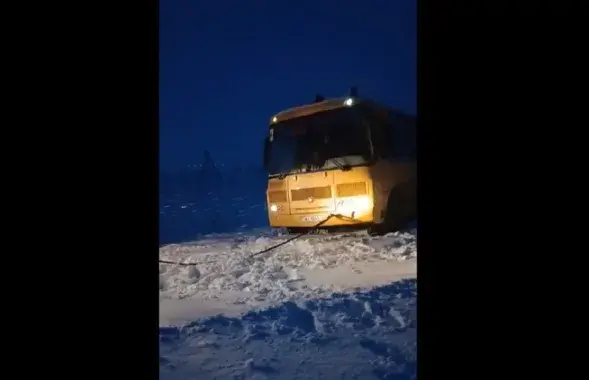 Здарэнне адбылося на аўтадарозе Керняны — Чэрнішкі