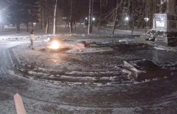 Гродзенец памачыўся на Вечны агонь