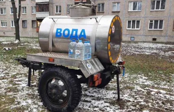 Арганізаваны падвоз вады
