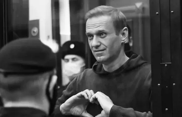 Аляксей Навальны ў маскоўскім гарсудзе
