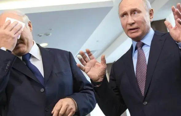 В понедельник Александр Лукашенко как раз полетел в РФ к Владимиру Путину
