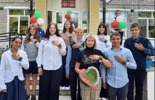 Ідэалагічная акцыя ў школе, ілюстрацыйнае фота
