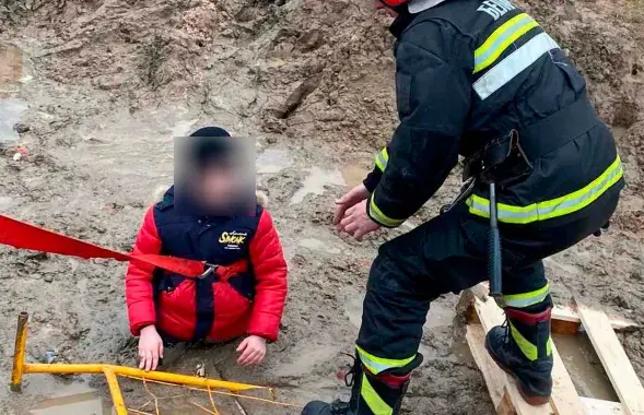Дзіця не змагло выбрацца самастойна
