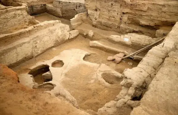 На месцы археалагічных раскопак
