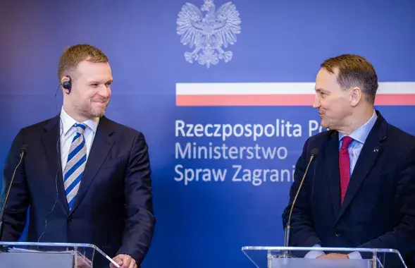 Габрыэлюс Ландсбергіс і Радаслаў Сікорскі
