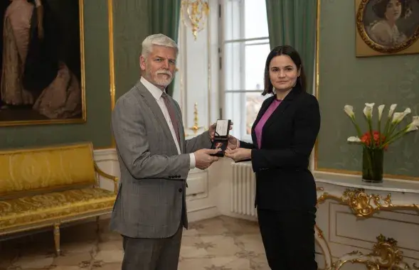 Петр Павел и Светлана Тихановская
